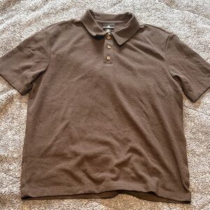 H&M Dark Brown Polo Shirt